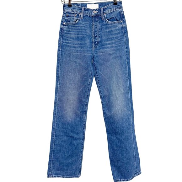 MOTHER Denim - Mother Denim High-Waisted Straight-Leg Jeans sz 27 The Rambler Sneak